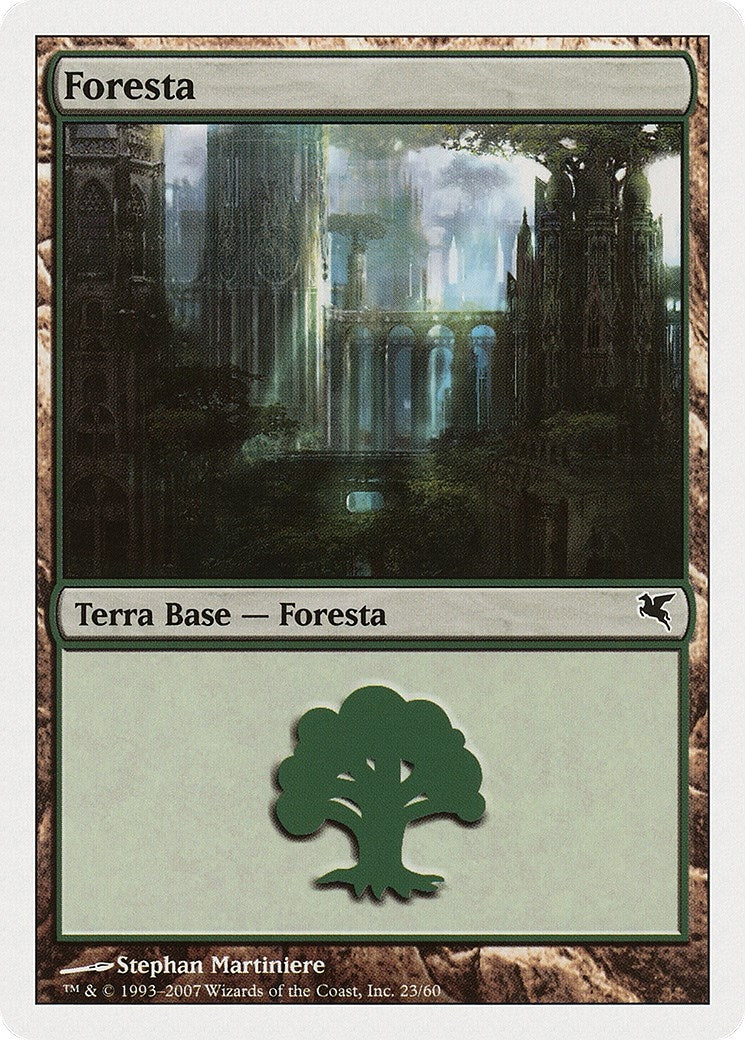 Image for Forest (Italian) - "Foresta" (K23) (K23) (Magic Encyclopedia 2005 (Salvat/Hachette)) - Magic: The Gathering