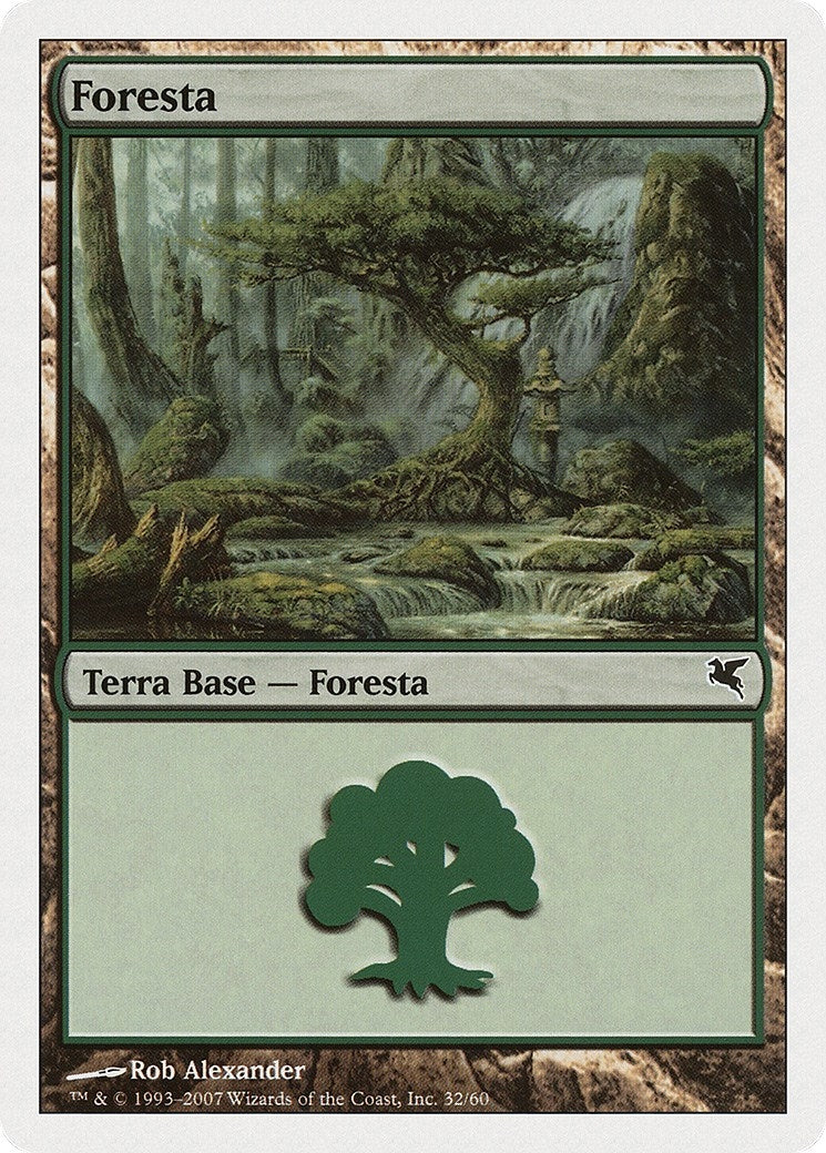 Image for Forest (Italian) - "Foresta" (K32) (K32) (Magic Encyclopedia 2005 (Salvat/Hachette)) - Magic: The Gathering