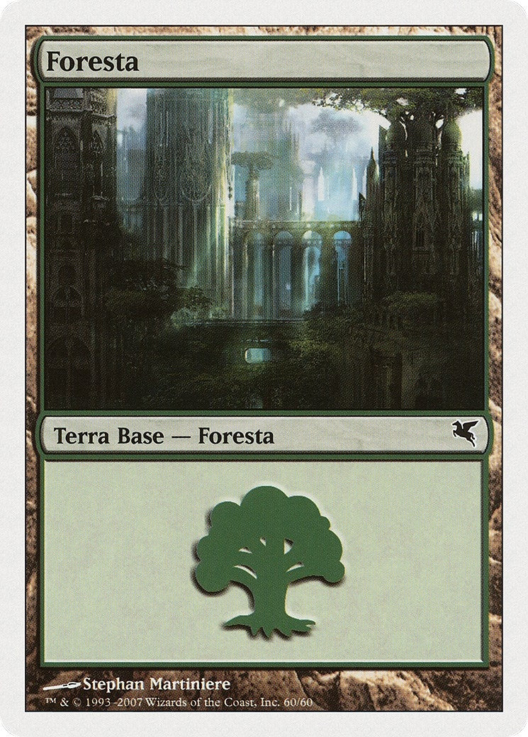 Image for Forest (Italian) - "Foresta" (L60) (L60) (Magic Encyclopedia 2005 (Salvat/Hachette)) - Magic: The Gathering