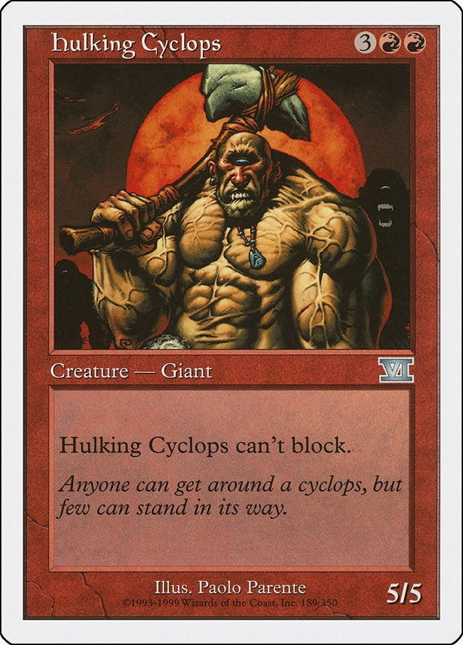 Image for Hulking Cyclops (189) (Classic Sixth Edition) - Magic: The Gathering