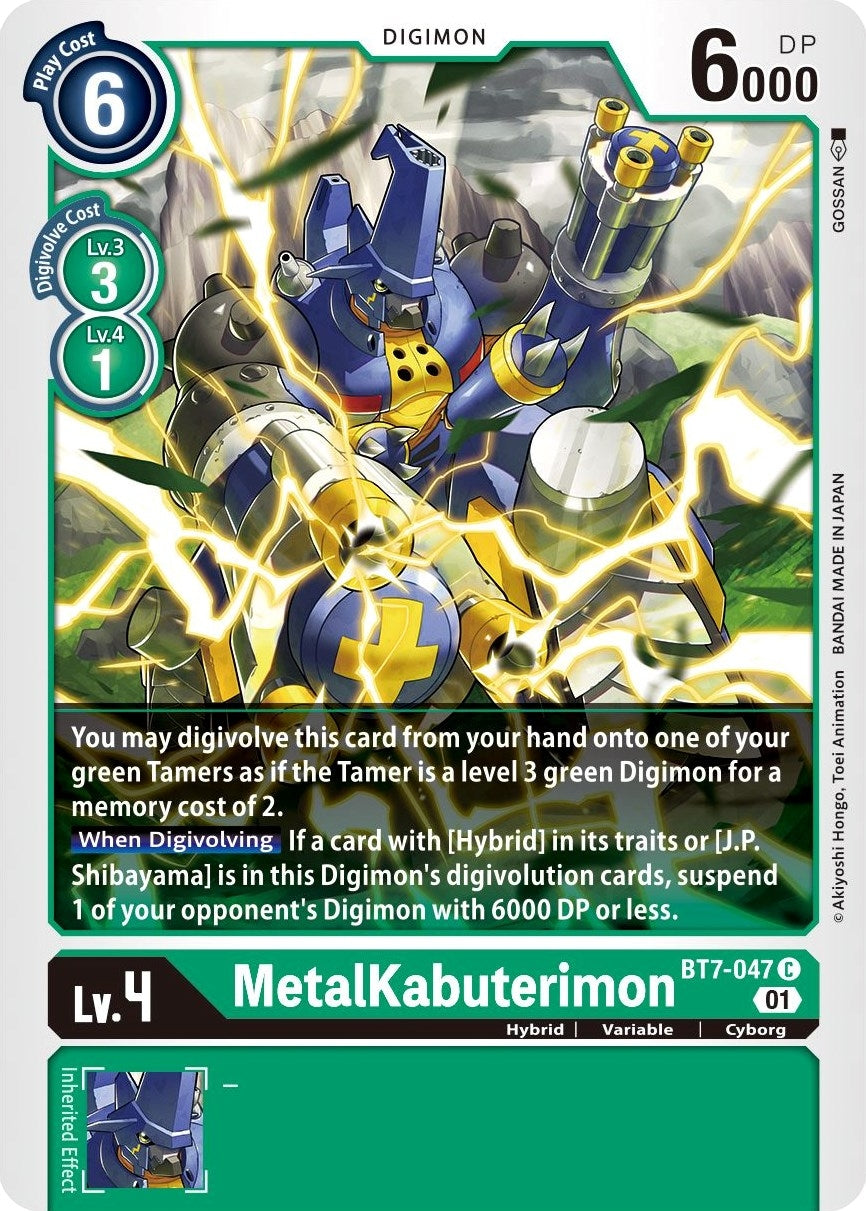 Image for MetalKabuterimon (BT7-047 C) (Next Adventure) - Digimon Card Game