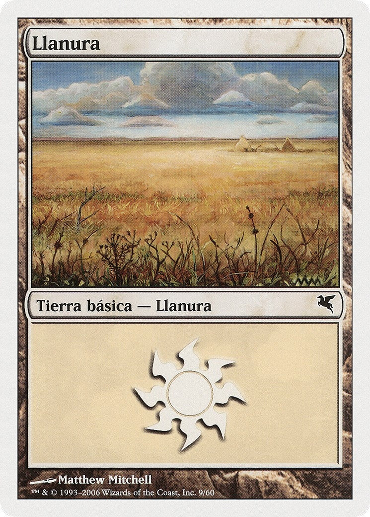 Image for Plains (Spanish) - "Llanura" (G9) (G9) (Magic Encyclopedia 2005 (Salvat/Hachette)) - Magic: The Gathering