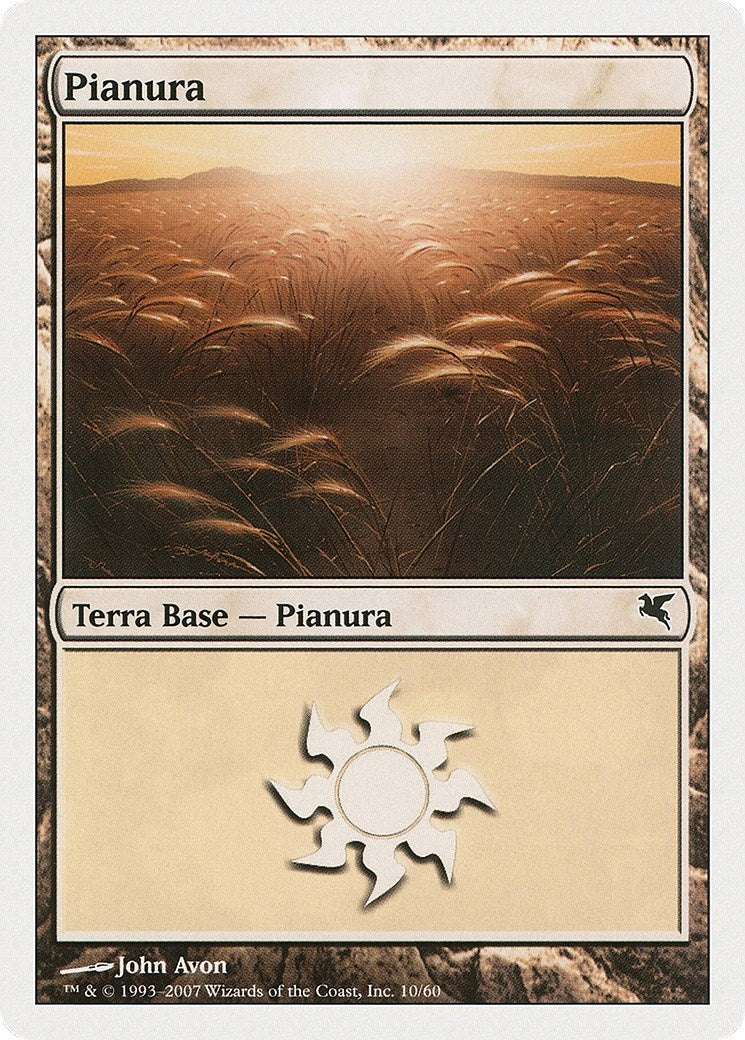 Image for Plains (Spanish) - "Llanura" (C10) (C10) (Magic Encyclopedia 2005 (Salvat/Hachette)) - Magic: The Gathering