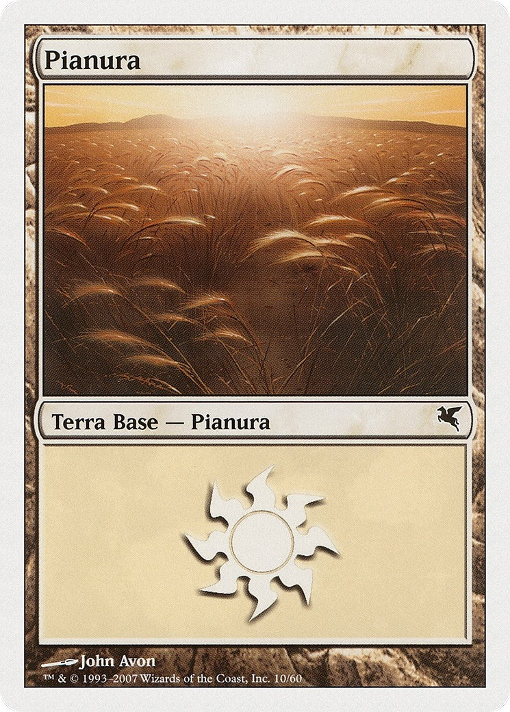 Image for Plains (Italian) - "Pianura" (L10) (L10) (Magic Encyclopedia 2005 (Salvat/Hachette)) - Magic: The Gathering