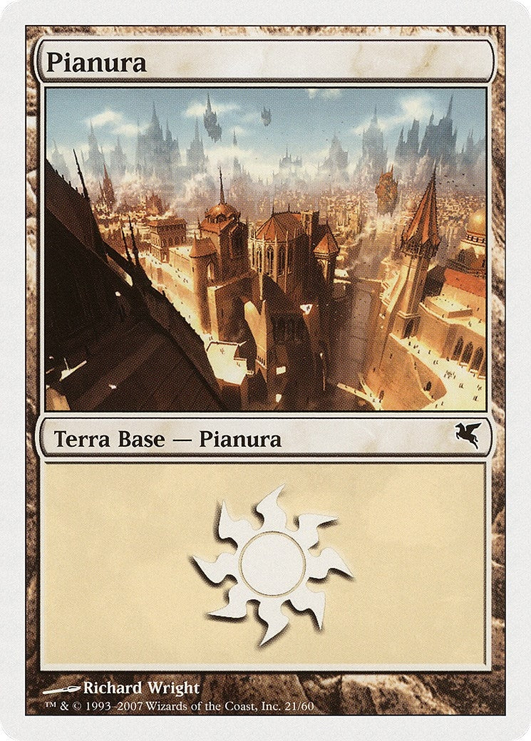 Image for Plains (Italian) - "Pianura" (L21) (L21) (Magic Encyclopedia 2005 (Salvat/Hachette)) - Magic: The Gathering