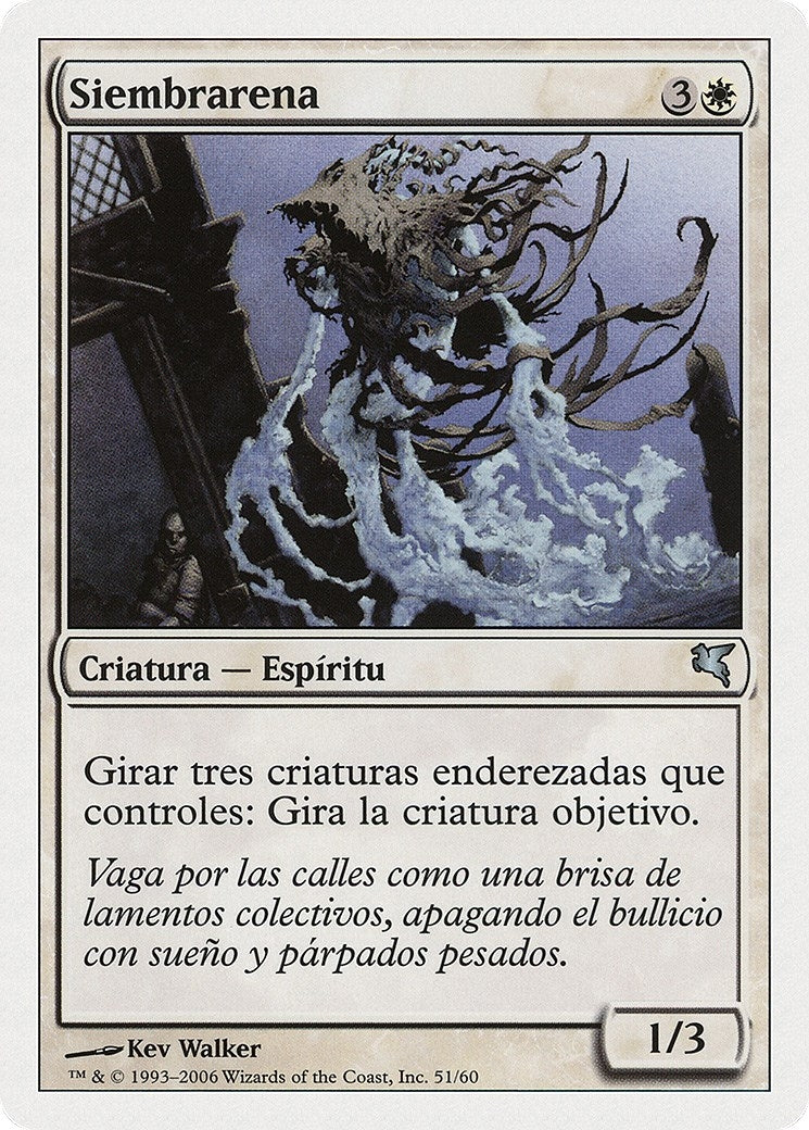 Image for Sandsower (Spanish) - "Siembrarena" (C51) (C51) (Magic Encyclopedia 2005 (Salvat/Hachette)) - Magic: The Gathering
