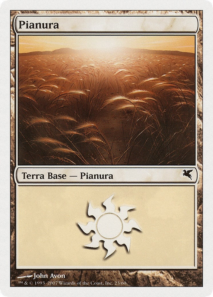 Image for Plains (Italian) - "Pianura" (L23) (L23) (Magic Encyclopedia 2005 (Salvat/Hachette)) - Magic: The Gathering