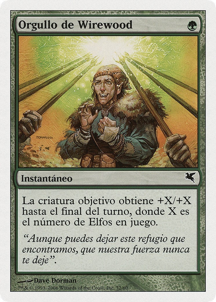 Image for Wirewood Pride (Spanish) - "Orgullo de Wirewood" (B32) (B32) (Magic Encyclopedia 2005 (Salvat/Hachette)) - Magic: The Gathering