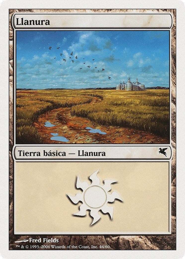 Image for Plains (Spanish) - "Llanura" (C44) (C44) (Magic Encyclopedia 2005 (Salvat/Hachette)) - Magic: The Gathering