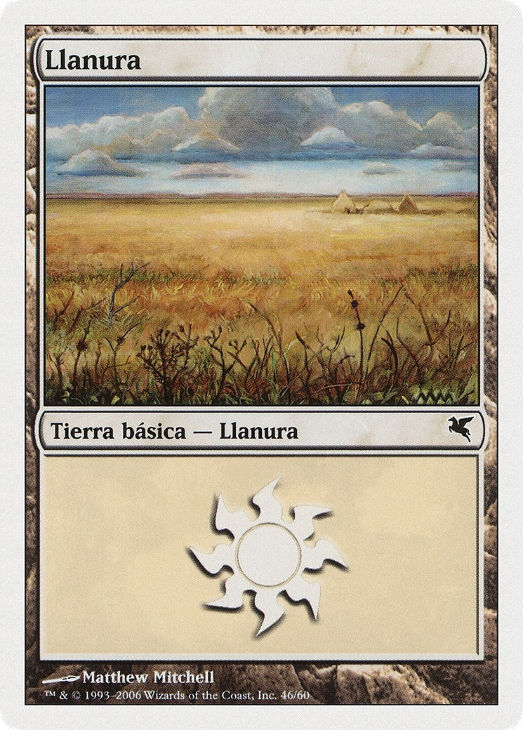 Image for Plains (Spanish) - "Llanura" (C46) (C46) (Magic Encyclopedia 2005 (Salvat/Hachette)) - Magic: The Gathering