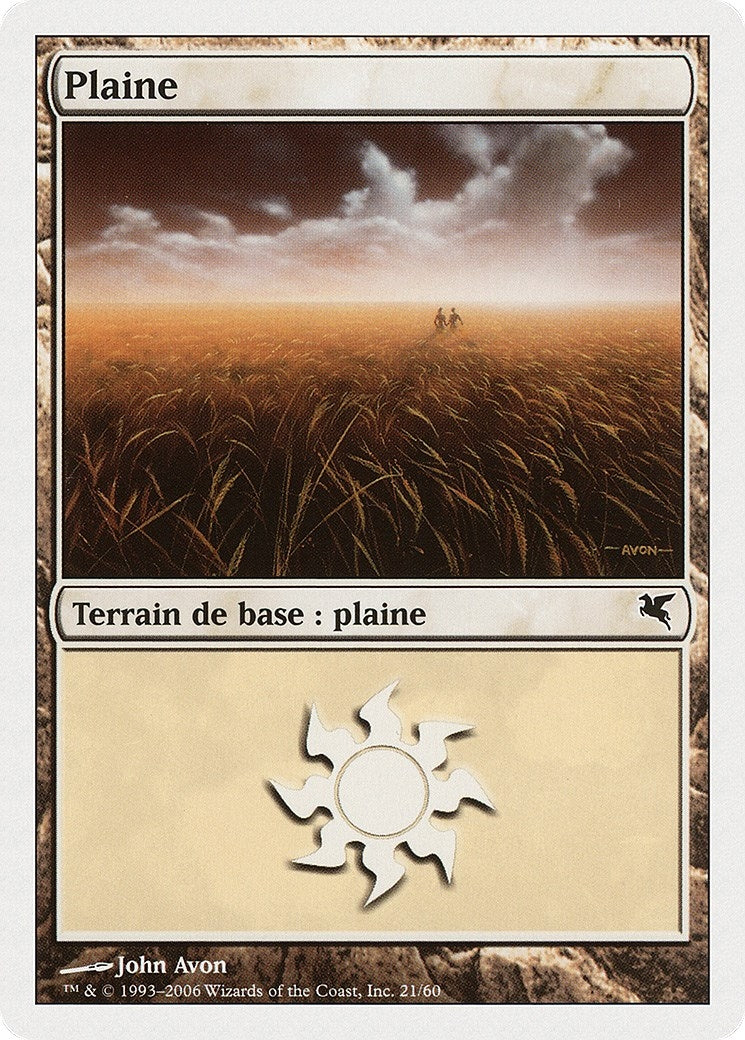 Image for Plains (French) - "Plaine" (G21) (G21) (Magic Encyclopedia 2005 (Salvat/Hachette)) - Magic: The Gathering