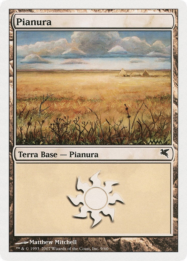 Image for Plains (Italian) - "Pianura" (C9) (C9) (Magic Encyclopedia 2005 (Salvat/Hachette)) - Magic: The Gathering