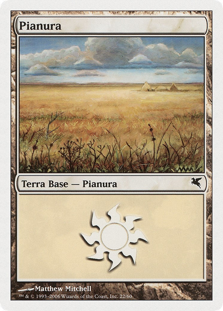 Image for Plains (Italian) - "Pianura" (G22) (G22) (Magic Encyclopedia 2005 (Salvat/Hachette)) - Magic: The Gathering