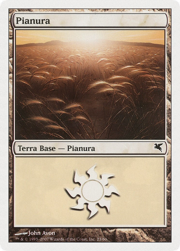 Image for Plains (Italian) - "Pianura" (J23) (J23) (Magic Encyclopedia 2005 (Salvat/Hachette)) - Magic: The Gathering