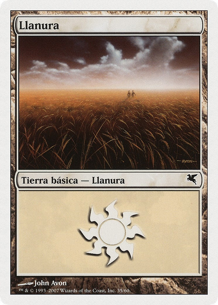 Image for Plains (Italian) - "Pianura" (J35) (J35) (Magic Encyclopedia 2005 (Salvat/Hachette)) - Magic: The Gathering