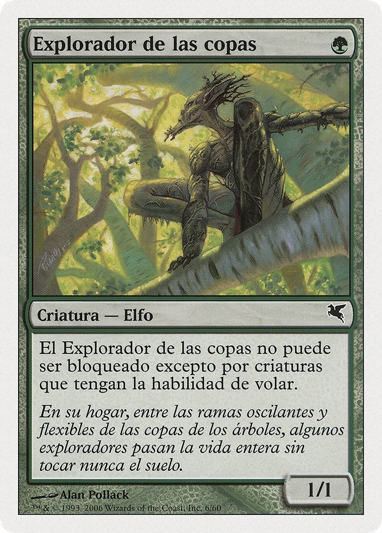 Image for Treetop Scout (Spanish) - "Explorador de las copas" (B6) (B6) (Magic Encyclopedia 2005 (Salvat/Hachette)) - Magic: The Gathering