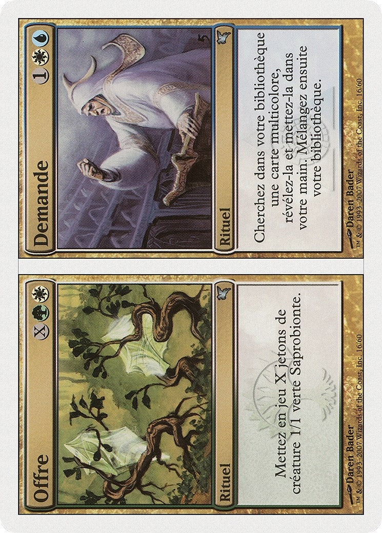 Image for Supply // Demand (French) - "Offre // Demande" (J16) (J16) (Magic Encyclopedia 2005 (Salvat/Hachette)) - Magic: The Gathering