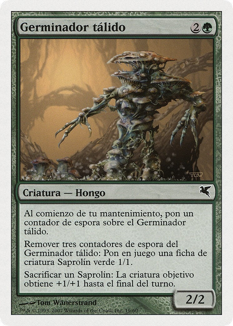 Image for Thallid Germinator (Spanish) - "Germinador talido" (J19) (J19) (Magic Encyclopedia 2005 (Salvat/Hachette)) - Magic: The Gathering