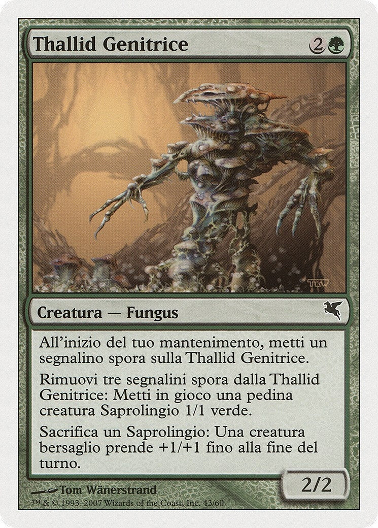 Image for Thallid Germinator (Italian) - "Thallid Genitrice" (J43) (J43) (Magic Encyclopedia 2005 (Salvat/Hachette)) - Magic: The Gathering