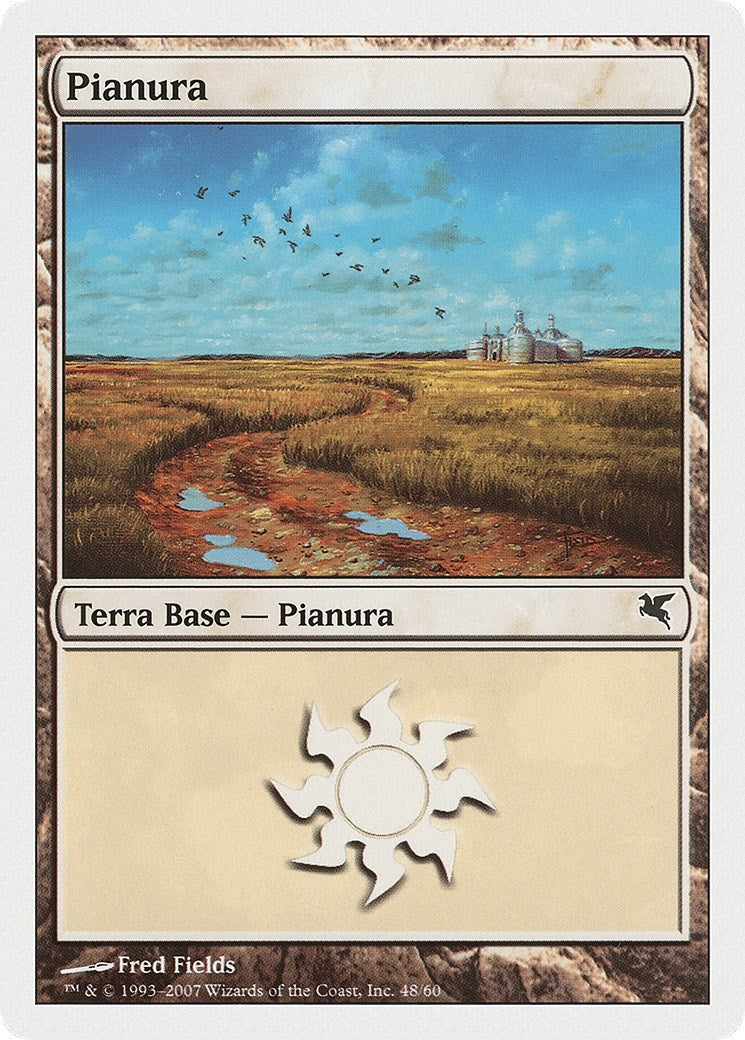 Image for Plains (Italian) - "Pianura" (J48) (J48) (Magic Encyclopedia 2005 (Salvat/Hachette)) - Magic: The Gathering