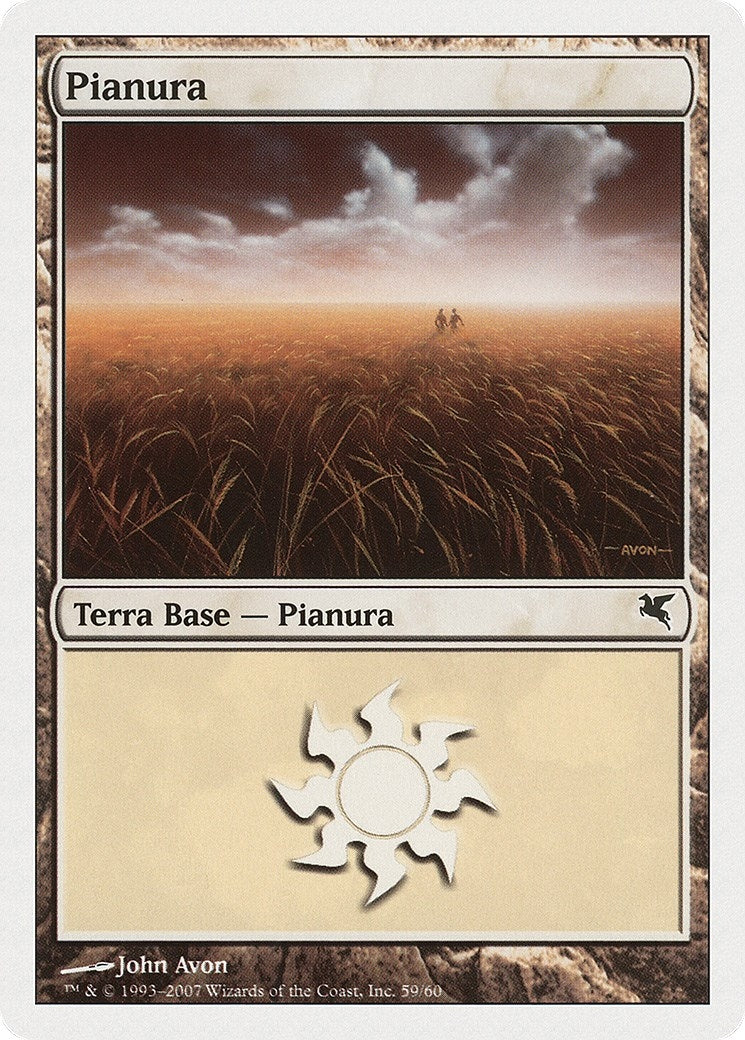 Image for Plains (Italian) - "Pianura" (J59) (J59) (Magic Encyclopedia 2005 (Salvat/Hachette)) - Magic: The Gathering