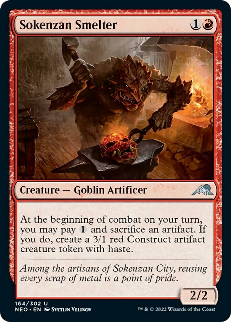 Image for Sokenzan Smelter (164) (Kamigawa: Neon Dynasty) - Magic: The Gathering