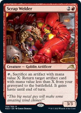 Image for Scrap Welder (159) (Kamigawa: Neon Dynasty) - Magic: The Gathering