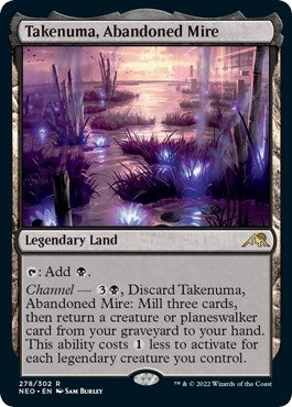 Image for Takenuma, Abandoned Mire (278) (Kamigawa: Neon Dynasty) - Magic: The Gathering