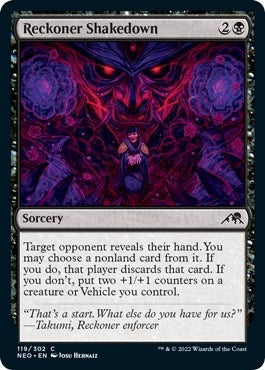 Image for Reckoner Shakedown (119) (Kamigawa: Neon Dynasty) - Magic: The Gathering
