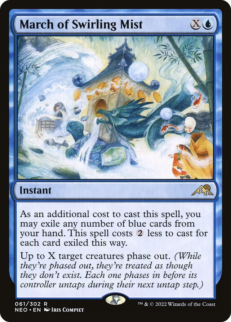 Image for March of Swirling Mist (61) (Kamigawa: Neon Dynasty) - Magic: The Gathering