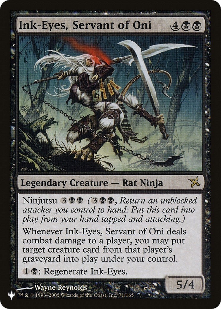 Image for Ink-Eyes, Servant of Oni (71/165) (The List Reprints) - Magic: The Gathering