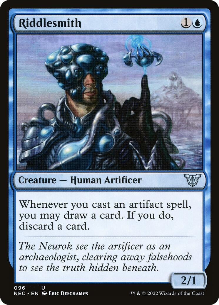 Image for Riddlesmith (96) (Commander: Kamigawa: Neon Dynasty) - Magic: The Gathering