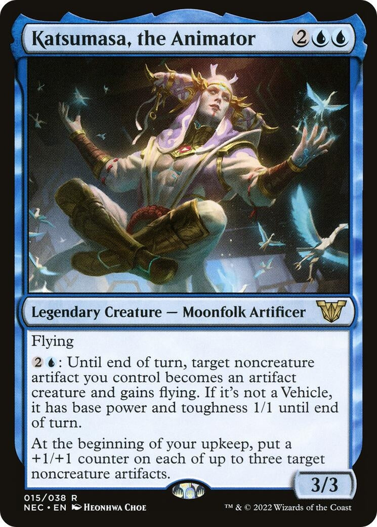 Image for Katsumasa, the Animator (15) (Commander: Kamigawa: Neon Dynasty) - Magic: The Gathering