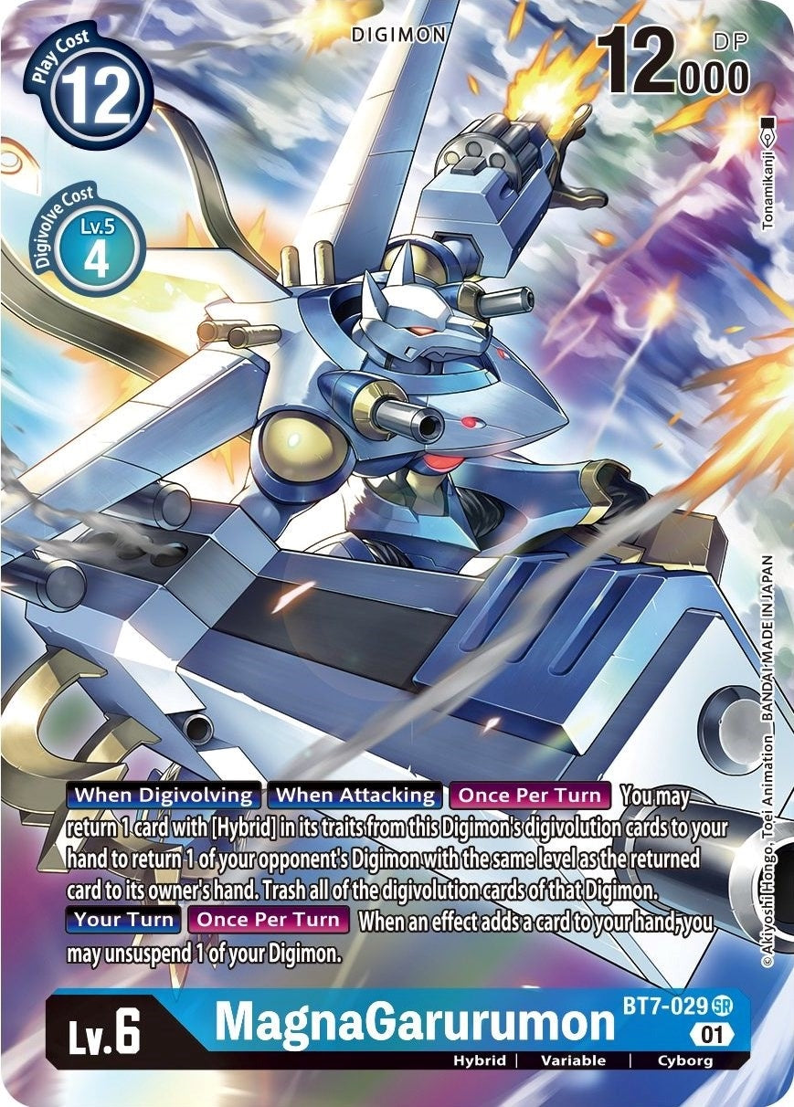Image for MagnaGarurumon (Alternate Art) (BT7-029 SR) (Next Adventure) - Digimon Card Game