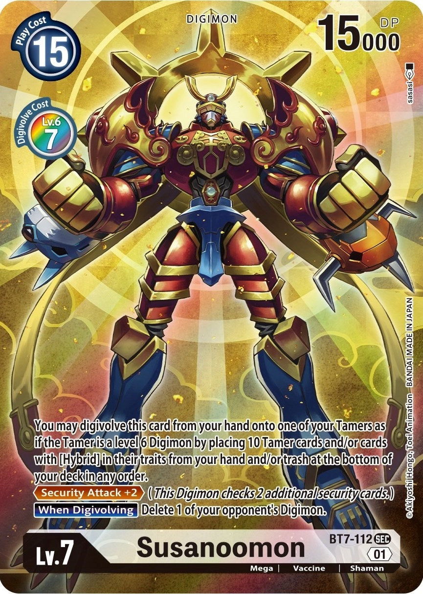 Image for Susanoomon (Alternate Art) (BT7-112 SEC) (Next Adventure) - Digimon Card Game