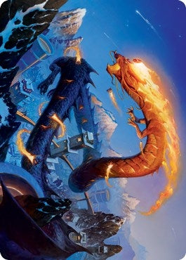 Image for Atsushi, the Blazing Sky Art Card (10/81) (10) (Art Series: Kamigawa: Neon Dynasty) - Magic: The Gathering