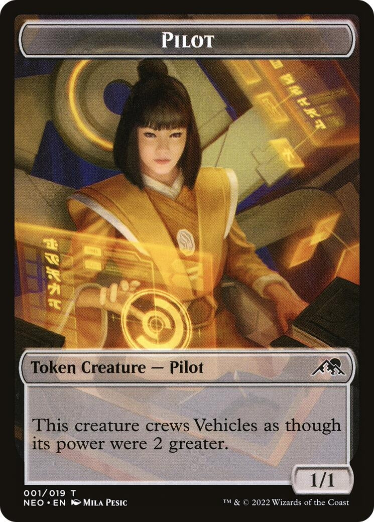 Image for Pilot Token (1) (Kamigawa: Neon Dynasty) - Magic: The Gathering