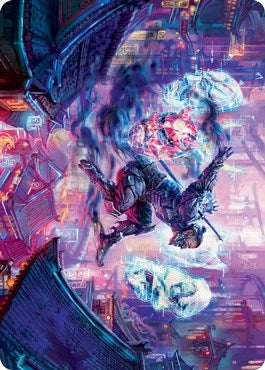 Image for Thousand-Faced Shadow Art Card (37) (Art Series: Kamigawa: Neon Dynasty) - Magic: The Gathering