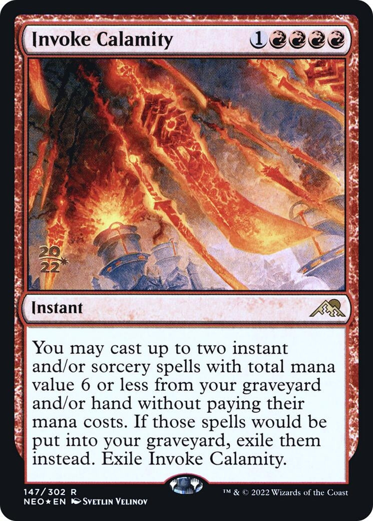 Image for Invoke Calamity (147) (Prerelease Cards) - Magic: The Gathering