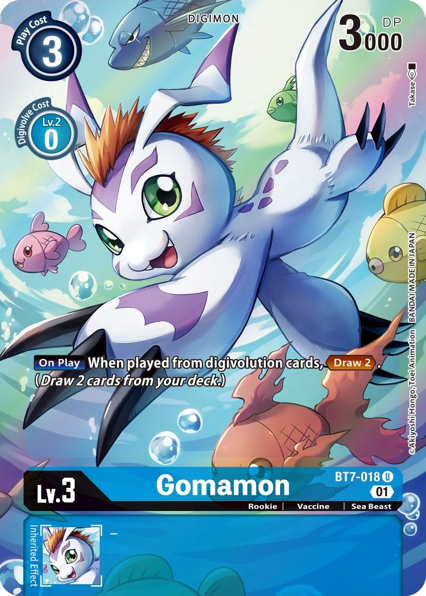 Image for Gomamon (Alternate Art) (BT7-018 U) (Next Adventure) - Digimon Card Game