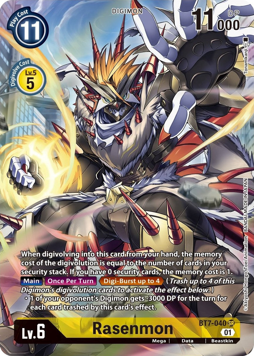 Image for Rasenmon (Alternate Art) (BT7-040 SR) (Next Adventure) - Digimon Card Game