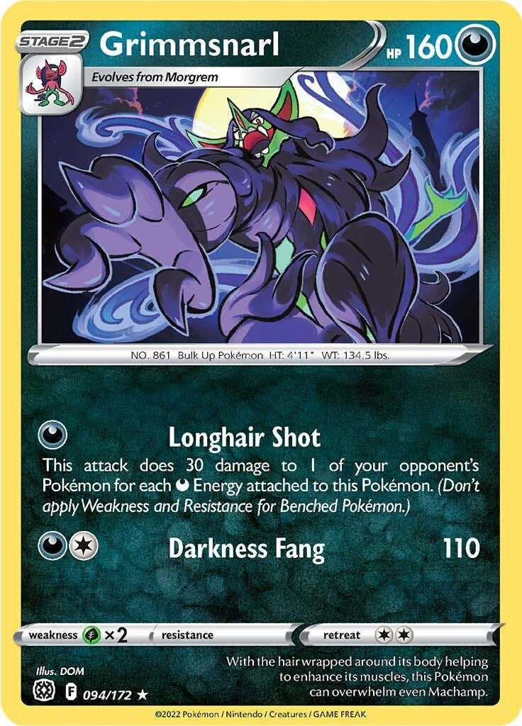 Image for Grimmsnarl (094/172) (SWSH09: Brilliant Stars) - Pokemon