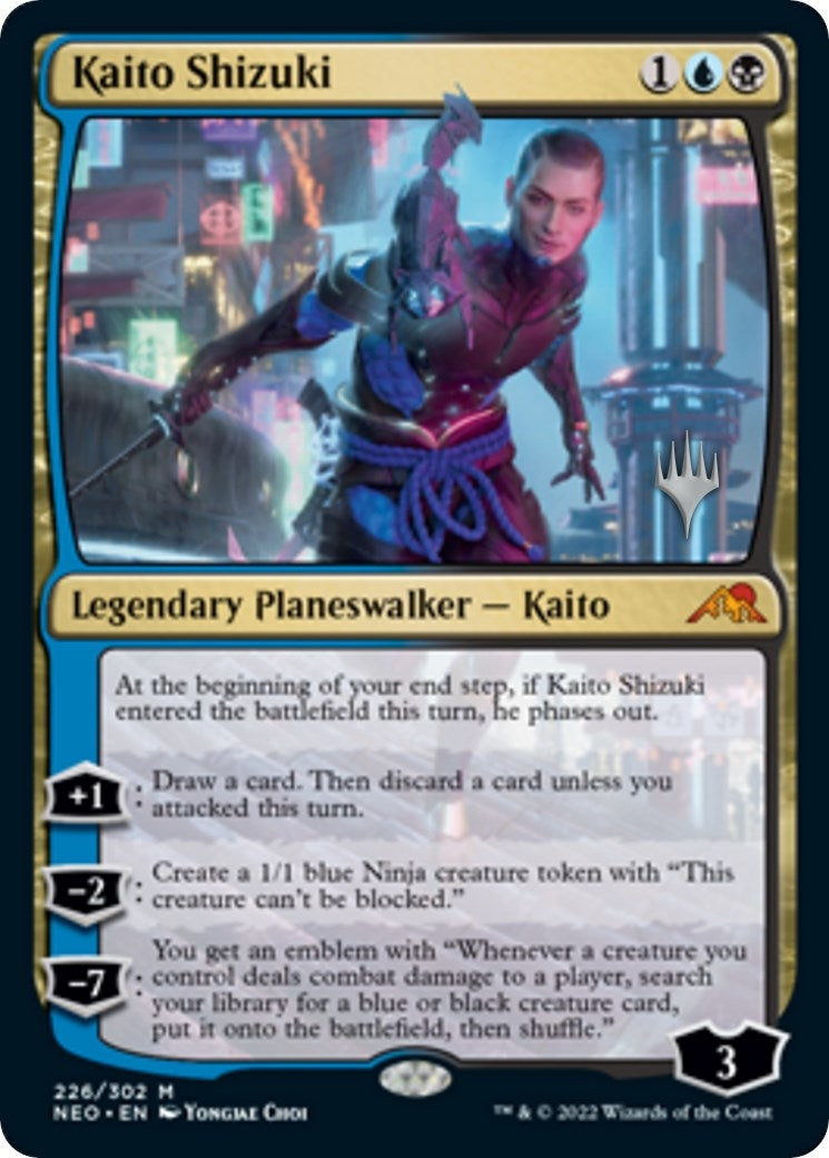 Image for Kaito Shizuki (226) (Promo Pack: Kamigawa: Neon Dynasty) - Magic: The Gathering