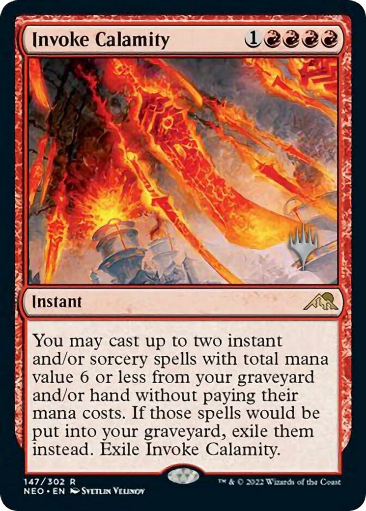 Image for Invoke Calamity (147) (Promo Pack: Kamigawa: Neon Dynasty) - Magic: The Gathering