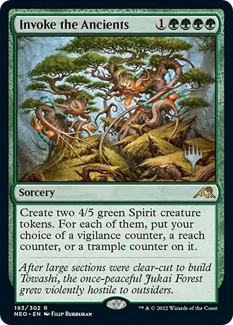 Image for Invoke the Ancients (193) (Promo Pack: Kamigawa: Neon Dynasty) - Magic: The Gathering