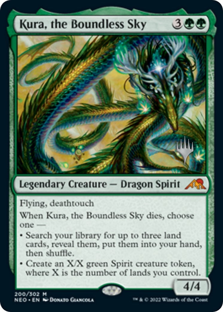 Image for Kura, the Boundless Sky (200) (Promo Pack: Kamigawa: Neon Dynasty) - Magic: The Gathering