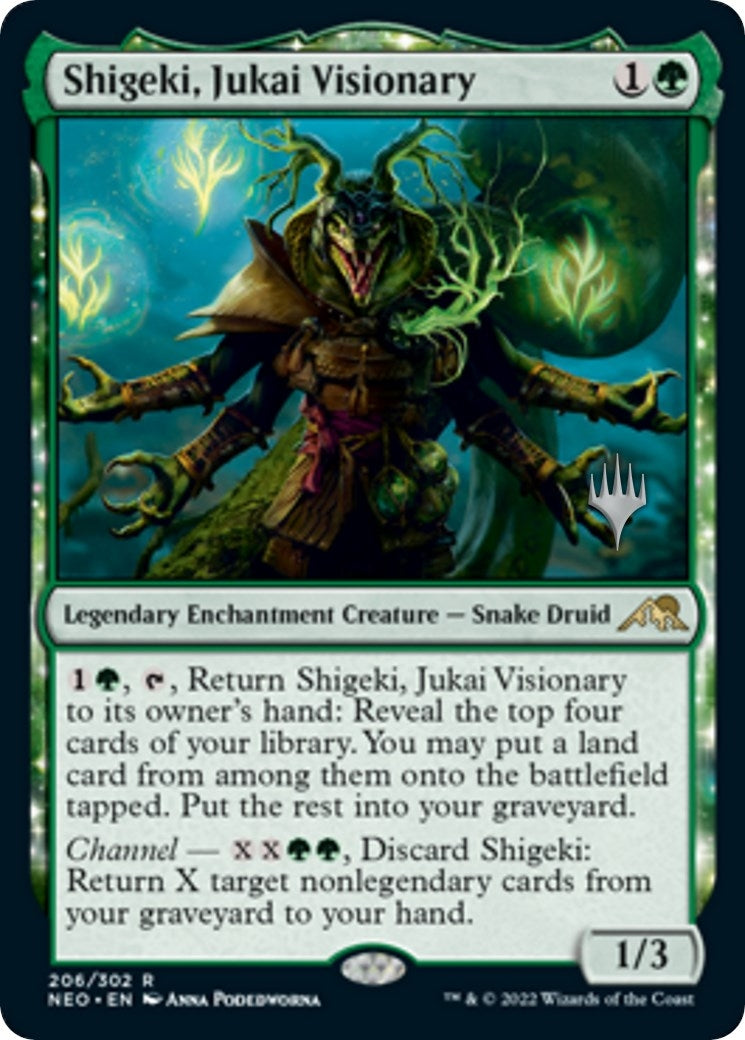 Image for Shigeki, Jukai Visionary (206) (Promo Pack: Kamigawa: Neon Dynasty) - Magic: The Gathering