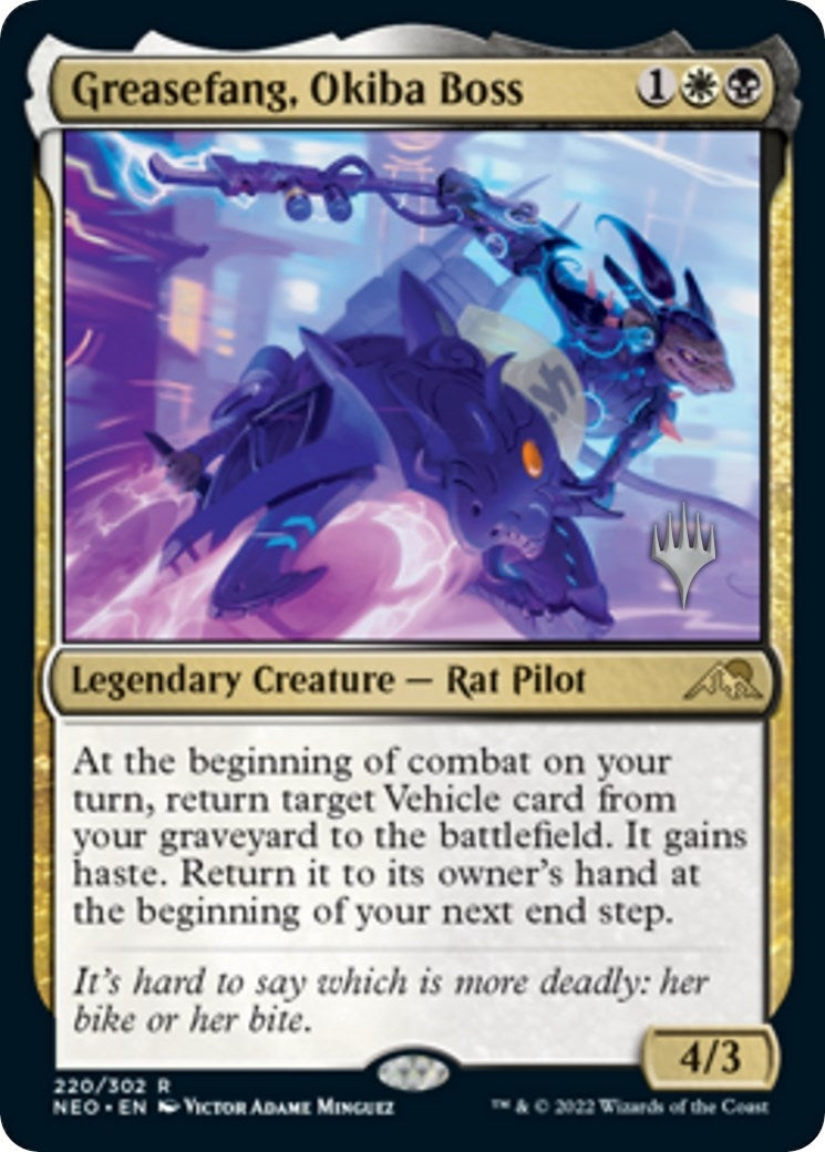 Image for Greasefang, Okiba Boss (220) (Promo Pack: Kamigawa: Neon Dynasty) - Magic: The Gathering