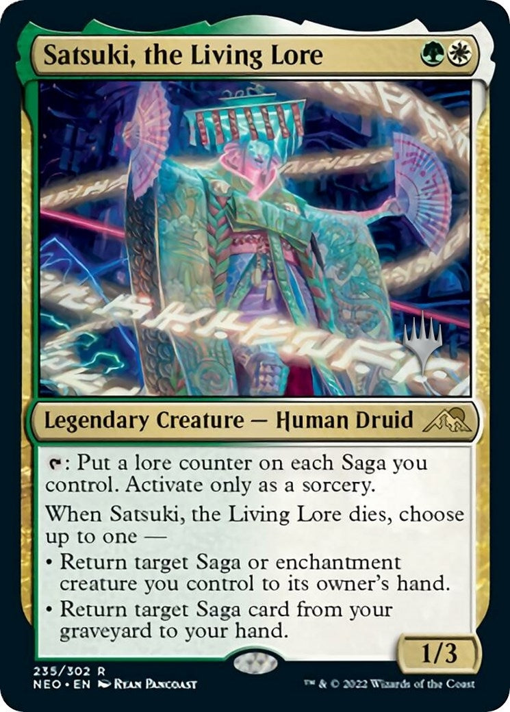 Image for Satsuki, the Living Lore (235) (Promo Pack: Kamigawa: Neon Dynasty) - Magic: The Gathering