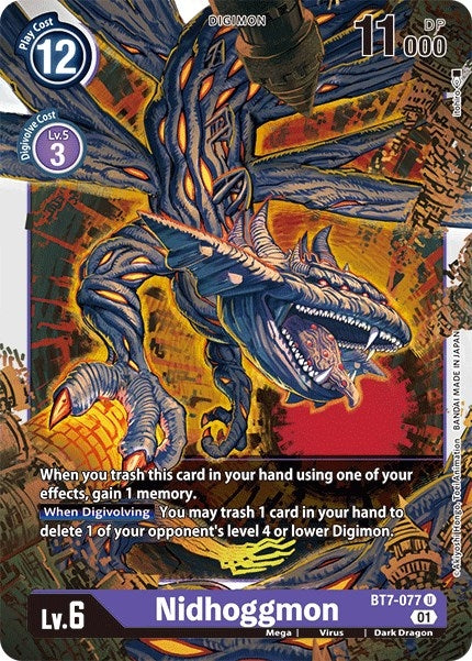 Image for Nidhoggmon (BT7-077 U) (Next Adventure) - Digimon Card Game